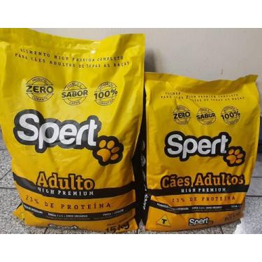Imagem de Spert ração para cachorros, Amarelo, 15kg