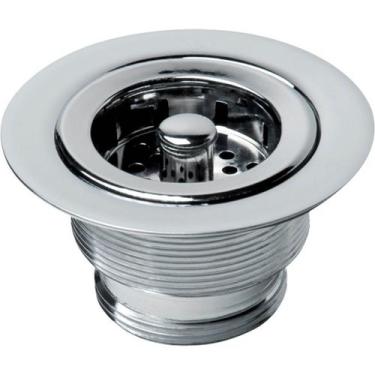 Imagem de Válvula de Escoamento para Cozinha 3.1/2" X 1.1/2" com Cesta de Metal 