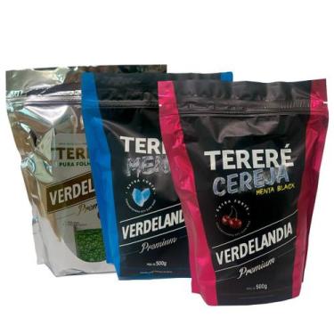 Imagem de Kit Tereré Premium Verdelandia MIX de 3 Sabores (3 Unidades)