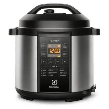 Imagem de Panela Pressão Elétrica Electrolux 6Litros Digital Prata Rita Lobo, 22