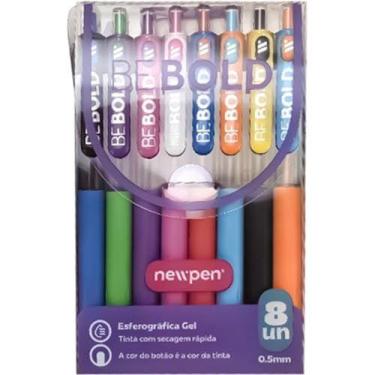 Imagem de Caneta Esferografica Be Bold Max 0.5Mm Gel 8 Cores - NEWPEN