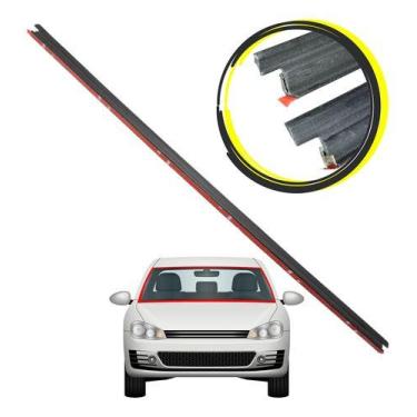 Imagem de Borracha para-brisas acab lat pvc c/ ft ades jg c/ 2 gol -- - METALSYS