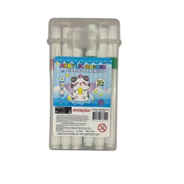 Imagem de Caneta Acrylic Marker 24 Cores Marcador De Tinta Acrilica