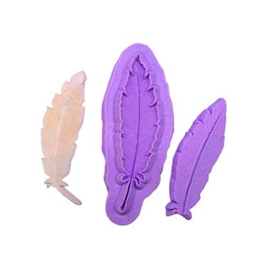 Imagem de Confeitaria dos moldes, F774 MOLDE DE SILICONE PENA 3D CONFEITARIA ARTESANATO