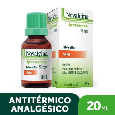 Imagem de Analgésico e Antitérmico Novalgina em Gotas 20ml 20ml Solução Oral - Gotas
