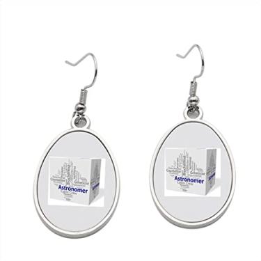 Imagem de Brinco Astronomer Job Shows Star Gazer e Astrônomos – Brincos pendentes para meninas – Presente de festa de aniversário dos namorados