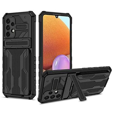 Imagem de Capa de telefone para bolsa de cartão para Samsung A32 A52 A42 A31 A72 A22 A12 5G 4G S20 FE S21 Plus Note 20 Uitra A20S A21S Capa, preta, para Samsung S21Uitra