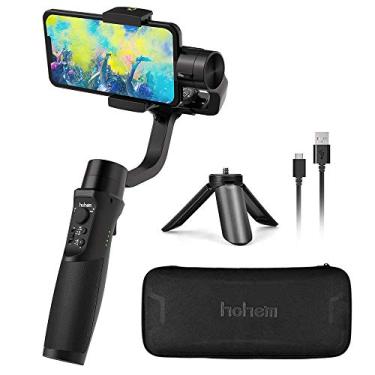 Imagem de Hohem iSteady Mobile Plus, estabilizador de suspensão portátil de 3 eixos para smartphone, iPhone, smartphone e gimbal para iPhone 11 Xs Max Xr X 8 Plus smartphones Android para YouTube,