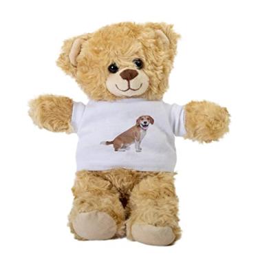 Imagem de Beagle Sitting Teddy Bear, Gift Stuffed Animal, Plush Teddy Bear with Tee, Welcoming Baby Gift, Gift for Her, Gift for Newborn, Cute Birthday Christmas Basket Gift Idea