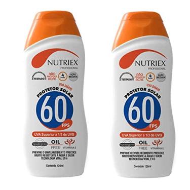 Imagem de NUTRIEX Protetor Solar FPS 60 120ML Bisnaga com 2 Unidades