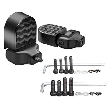 Imagem de 1 par de pedais traseiros de bicicleta apoio para os pés pedais elétricos para bicicletas de montanha pedais traseiros para bicicletas