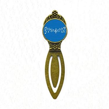 Imagem de Jumpg 5-le Staff Blue Art Deco Gift Fashion Bookmark Retro Office Label Page Marker