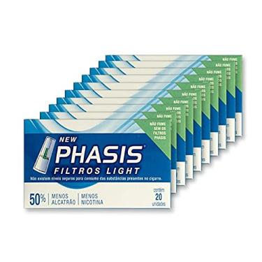 Imagem de New Phasis Filtros Light Parar De Fumar- 10 Kits C/ 20 Un