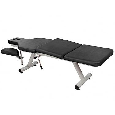 Imagem de Maca Fixa Drop com Regulagem para os Braços - Arktus - Preto