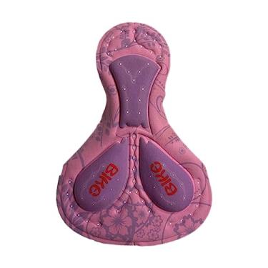 Imagem de Amagogo Almofada de shorts de ciclismo, almofada de ciclismo Shorts de bicicleta acolchoados Almofada de assento de bicicleta para bicicleta, Luz rosa