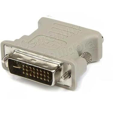 Imagem de Kit Com 5 Adaptador Dvi 24+5 Pinos Macho Para Vga 15 Pinos Femea Adaptador DVI X VGA