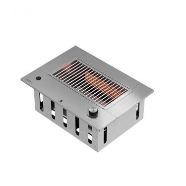 Imagem de Churrasqueira A Gas De Embutir Dxx300 Compact Dinoxx Grelha Uruguaia Em Inox - Gn