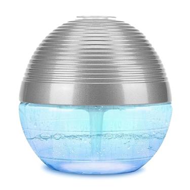 Imagem de Aspirador de ar à base de água para aspirador de ar com fragrância da apairaside, lavadora de ar com óleos essenciais, limpador de ar com luz noturna de LED para fumantes, poeira, animais de estimação, casa, escritório, quarto (prata)