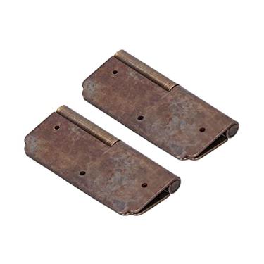 Imagem de Dobradiça Chinesa, 2 Conjuntos de Dobradiças Quadradas Dobradiças de Hardware de Gabinete Chinês de 6 Cm Dobradiças de Porta Antigas Dobradiças de Dobradiças de Pinos Duplos,