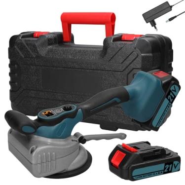 Imagem de SZITW Máquina automática para ladrilhos 21V, alta capacidade de carga, assentamento de ladrilhos de parede, ferramenta vibratória, nivelador portátil de ladrilhos, ventosa ampliada com nivelador de bo