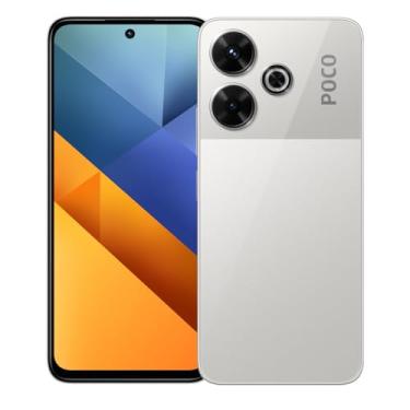 Imagem de Smartphone Xiaomi Poco M6 8+256GB NFC Versão Global, MediaTek, Helio G91-Ultra, Carregamento Rápido 33W, Bateria 5030mAh(Silver)