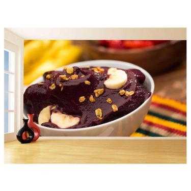Imagem de Papel De Parede 3D Alimentos Açai Tigela Frutas 3,5M Al442
