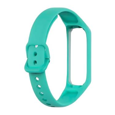 Imagem de Pulseira Silicone Borracha Para Galaxy Fit 2 Fit2 Sm-r220 DM ACESSÓRIOS (VERDE ÁGUA)