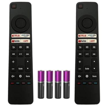 Imagem de Kit 2 Controle Remoto Compatível com Aiwa TV Smart TV-43-BL 50-BL-01
