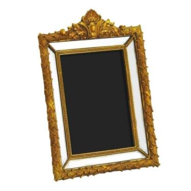 Imagem de Porta Retrato Resina Dourado Moldura Classica 18X13 - Luxdécor