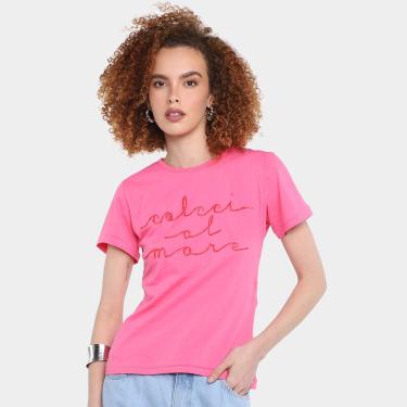 Imagem de Camiseta Colcci XIV Feminina-Feminino