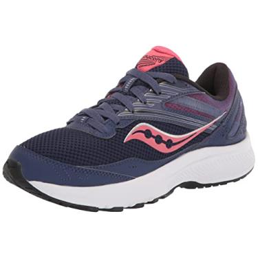 Imagem de Saucony Cohesion 15 Tênis de corrida feminino, Cobalto/perfurador, 7.5