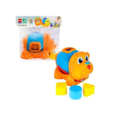 Imagem de Brinquedo Infantil Interativo Cachorro Didático para Encaixar as Peças Bebê Criança