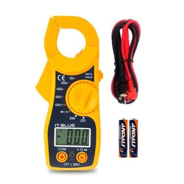 Imagem de Chave Amperímetro Indicação Automática Bateria Fraca Sobre Faixa + Cab