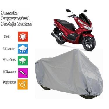 Imagem de Capa Cobrir Moto Honda Pcx 100 % Impermeável E 100% Forrada - Bezzter