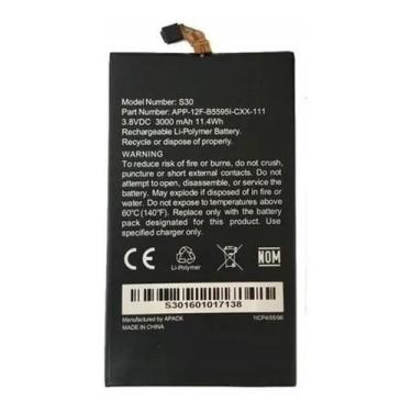 Imagem de Bateria  CELULAR S30 Cat S30  Cat S-30 3.8 V  3000 Mah - - bgb