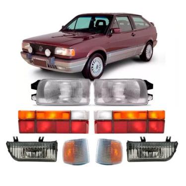 Imagem de Kit Farol Gol Quadrado 1991 92 93 94 1995 + Pisca + Lanterna - DFEB