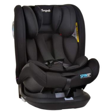 Imagem de Cadeira para Auto Spin 360 Isofix Black 0 a 36Kg Burigotto, Preto