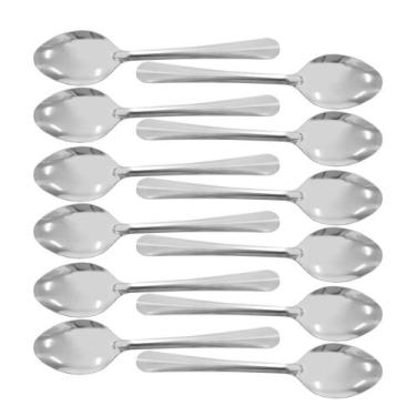 Imagem de Kit 12 Colheres Mesa Inox Urban 18cm Restaurante Bar Buffet - CLASS HO
