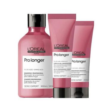 Imagem de Kit L'Oréal Professionnel Pro Longer-Sh+Cond+Leave-in - Loréal Profess