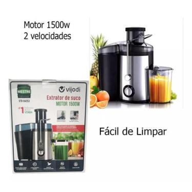Imagem de Extrator de suco centrifuga INOX 1500wats (110V - EXTRATOR SUCO VIJODI
