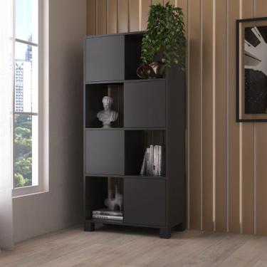 Imagem de Armário para Escritório e Home Office com 8 Nichos 4 Portas Ótimo Espa