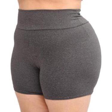 Imagem de Short Legging Plus Size Fitness Academia Ginástica Corrida Treino Cós 