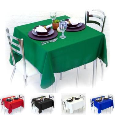 Imagem de Kit 2 Toalhas de Mesa Retangular 6 Lugares 2,10 x 1,40 Lisa - Cozzilar