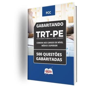 Imagem de Caderno TRT-PE - Comum aos Cargos de Nível Médio e Superior - 500 Ques
