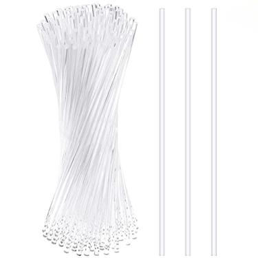 Imagem de 50 palitos de pirulito de acrílico palitos de bolo pop de 10 cm palitos de sorvete de acrílico palitos de barra de gelo palitos de bolo palitos de bolo palitos de bolo, transparentes