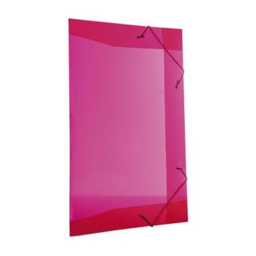 Imagem de Pasta Aba Elástico Ofício Line KIT C/6 PASTAS AZUL, ROSA, CRISTAL, PRE