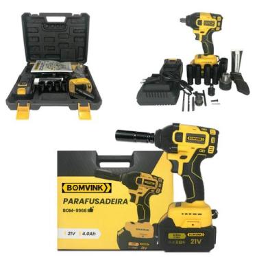 Imagem de Pneumática Chave de Impacto Furadeira Parafusadeira de Impacto 21V 400