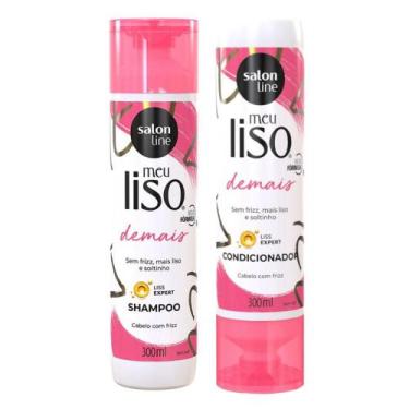 Imagem de Shampoo + Condicionador Salon Line Meu Liso Demais 300ml