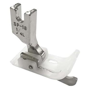 Imagem de Calcador Guia Movel Esquerdo Pesponto 1/4 6.4mm Reta Teflon - Evolvere