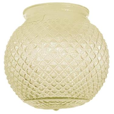 Imagem de Globo de Vidro Bico de Jaca Ambar Esférico Com Colar 10 x 15 - CM GLAS